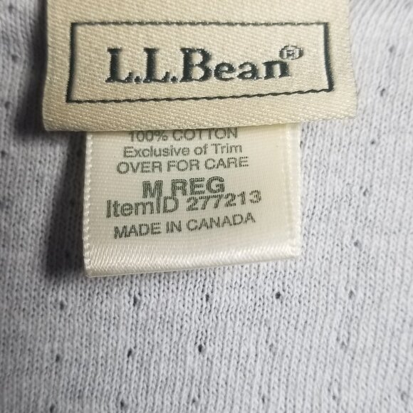 LL Bean Men's Grey Base Layer Wool Blend Gorpcore Tee Sz M - Picture 4 of 5